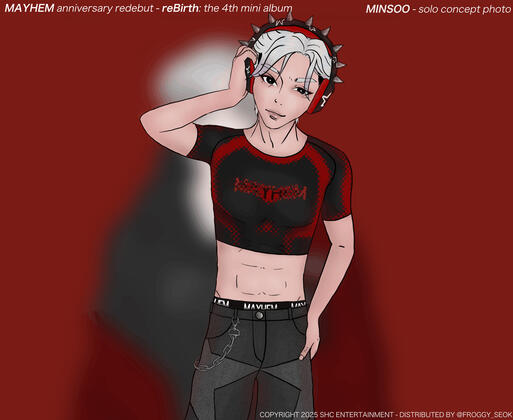 "Concept Photo" (full color + shading, Minsoo from MAYHEM (LiT))