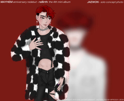 "Concept Photo" (full color + shaded, Jaewon from MAYHEM (LiT))